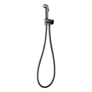 Knijphanddoucheset Hotbath Mate Met Doucheslang 150 cm En Houder Met Stopkraan Chroom