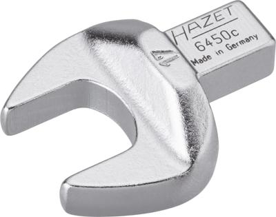 HAZET Insteek-steeksleutel 6450C-17 · 9 x 12 mm insteekvierkant massief · Buiten-zeskant-profiel · SW 17 mm