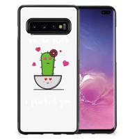 Samsung Galaxy S10+ | Bumper Hoesje | Cactus Glad