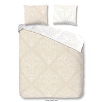 Descanso dekbedovertrek Mist - zand - 140x200/220 cm