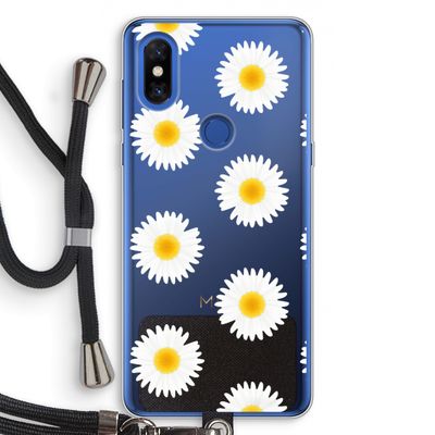 Margrietjes: Xiaomi Mi Mix 3 Transparant Hoesje met koord