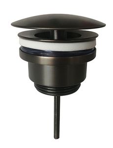 Afvoerplug Wiesbaden Caral | 5/4" | Vaste waste (niet afsluitbaar) | Messing | Rond | Gunmetal