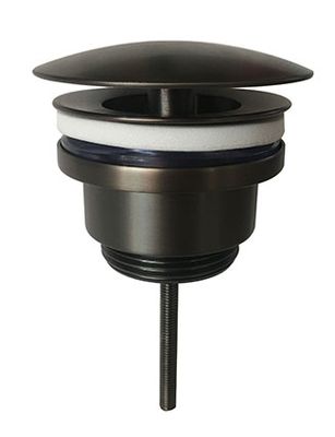 Afvoerplug Wiesbaden UniMatch Caral | 5/4" | Vaste waste (niet afsluitbaar) | Messing | Rond | Gunmetal