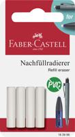 Faber Castell Navulgum voor Polymatic - 4 stuks op blister Faber Castell Navulgum voor Polymatic - 4 stuks op blister