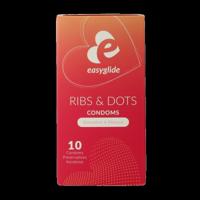 Easyglide Condooms ribs en dots 10 Stuks