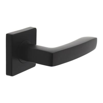 Intersteel Strakke deurklinkMinos vierkant rozet zwart - 0023.171202