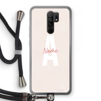 Strawberry Milkshake: Xiaomi Redmi 9 Transparant Hoesje met koord