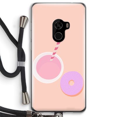Donut: Xiaomi Mi Mix 2 Transparant Hoesje met koord