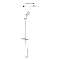 GROHE Rainshower SmartActive Regendoucheset Opbouw - douchekraan - hoofddouche 31cm - handdouche rond - chroom 27966001 - thumbnail