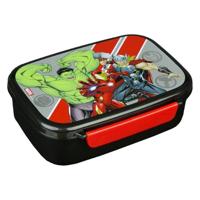 Marvel Avengers Lunchbox Zwart/Rood Marvel Avengers Lunchbox Zwart/Rood