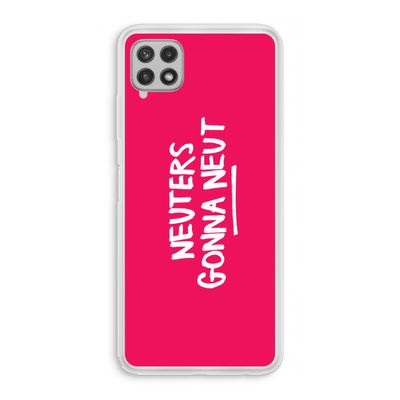 Neuters (roze): Samsung Galaxy A22 4G Transparant Hoesje