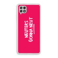 Neuters (roze): Samsung Galaxy A22 4G Transparant Hoesje