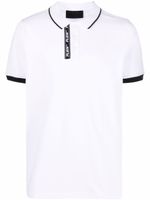 Philipp Plein polo à bande logo - Blanc - thumbnail