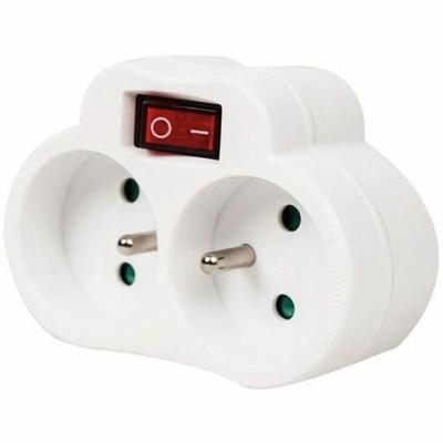 2-voudige Stekkerdoos met Schakelaar GAO 3680 W