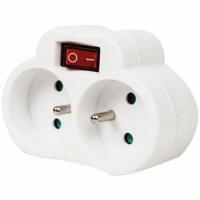 2-voudige Stekkerdoos met Schakelaar GAO 3680 W