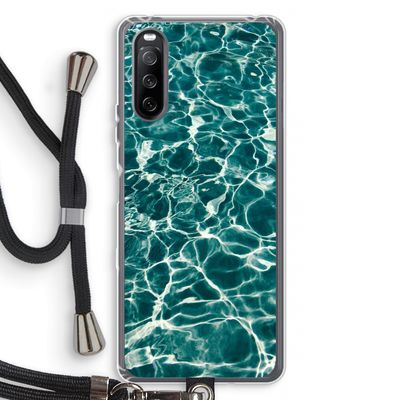 Weerkaatsing water: Sony Sony Xperia 10 III Transparant Hoesje met koord