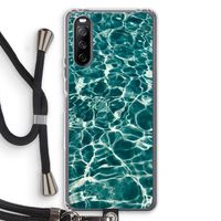 Weerkaatsing water: Sony Sony Xperia 10 III Transparant Hoesje met koord