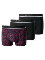 Schiesser - 3p Shorts - 95/5 - zwart, Maat:L