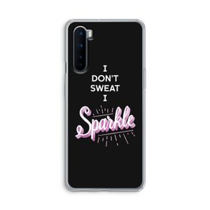 Sparkle quote: OnePlus Nord Transparant Hoesje