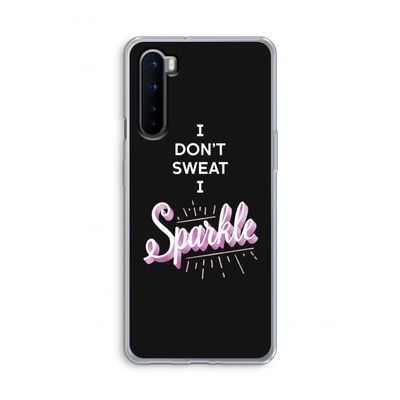 Sparkle quote: OnePlus Nord Transparant Hoesje
