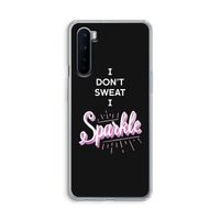 Sparkle quote: OnePlus Nord Transparant Hoesje