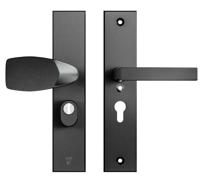 AXA Veiligheidsbeslag Edge Plus Wing-knop+kruk Blok PC72 anti-kerntrek Vaste knop