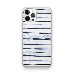 Ink Stripes: iPhone 12 Pro Transparant Hoesje