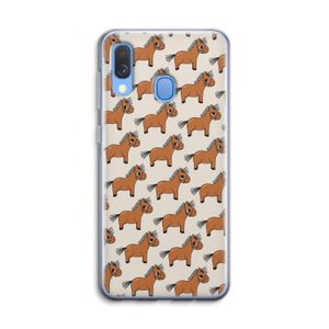 Pony: Samsung Galaxy A40 Transparant Hoesje
