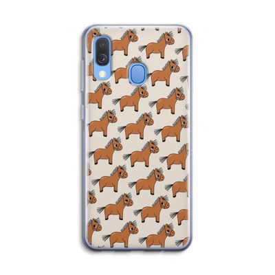 Pony: Samsung Galaxy A40 Transparant Hoesje