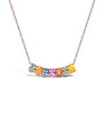 Pragnell collier Rainbow Fancy en or rose 18ct à ornements