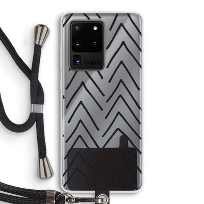 Marrakech Arrows: Samsung Galaxy S20 Ultra Transparant Hoesje met koord