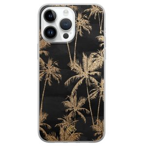 iPhone 14 Pro Max siliconen hoesje - Palmbomen