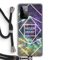 Negenduust ruimte: Samsung Galaxy A72 5G Transparant Hoesje met koord
