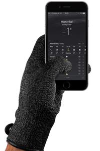 Mujjo Touchscreen Handschoenen - Zwart - Maat S