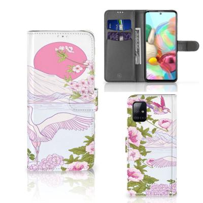 Samsung Galaxy A71 | Telefoonhoesje | Met pasjeshouder | Bird Standing