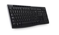 Logitech Wireless Keyboard K270 toetsenbord RF Draadloos QWERTZ Duits Zwart - thumbnail