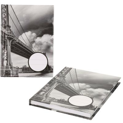 Luxe schrift A6 formaat - 4x - harde kaft - notitie boekje - zwart/wit fotoprint - 192 pagina