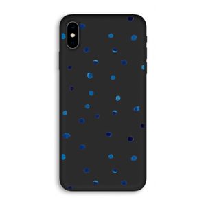 Blauwe stippen: iPhone XS Max Biologisch afbreekbaar hoesje