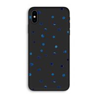 Blauwe stippen: iPhone XS Max Biologisch afbreekbaar hoesje