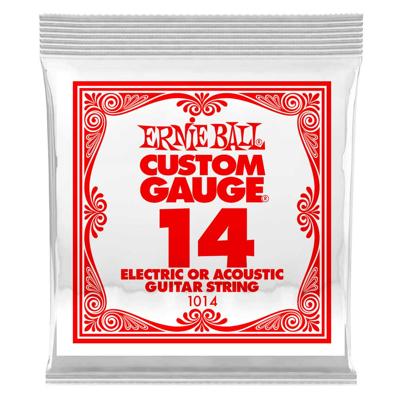 Ernie Ball 1014 Plain Steel .014 Losse Snaar 6-Pack Ernie Ball 1014 Plain Steel .014 Losse Snaar 6-Pack