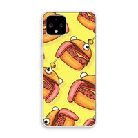 Hamburger: Pixel 4 Transparant Hoesje