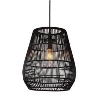 Lucide NERIDA Hanglamp 1xE27 - Zwart - thumbnail