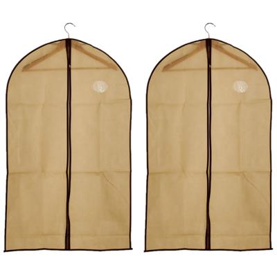 Arte kledinghoes - 3x stuks - beige - 60 x 100 cm - met kijkvenster - Kledingkast - Kleding opbergen Arte kledinghoes - 3x stuks - beige - 60 x 100 cm - met kijkvenster - Kledingkast - Kleding opbergen