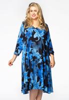 Yoek Jurk ORCHIDEE | Blauw | Maat 54/56
