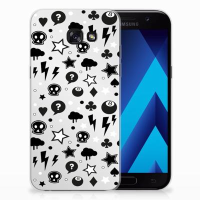 Silicone Back Case Samsung Galaxy A5 2017 Silver Punk