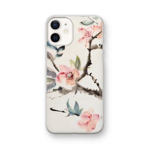 Japanse bloemen: iPhone 12 mini Transparant Hoesje