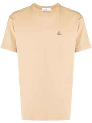 Vivienne Westwood t-shirt à logo Orb - Marron