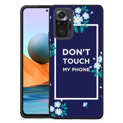 Xiaomi Redmi Note 10 Pro | Telefoon Hoesje | Flowers Blue DTMP