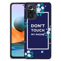 Xiaomi Redmi Note 10 Pro | Telefoon Hoesje | Flowers Blue DTMP