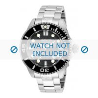 Invicta horlogeband 20176 Staal Zilver